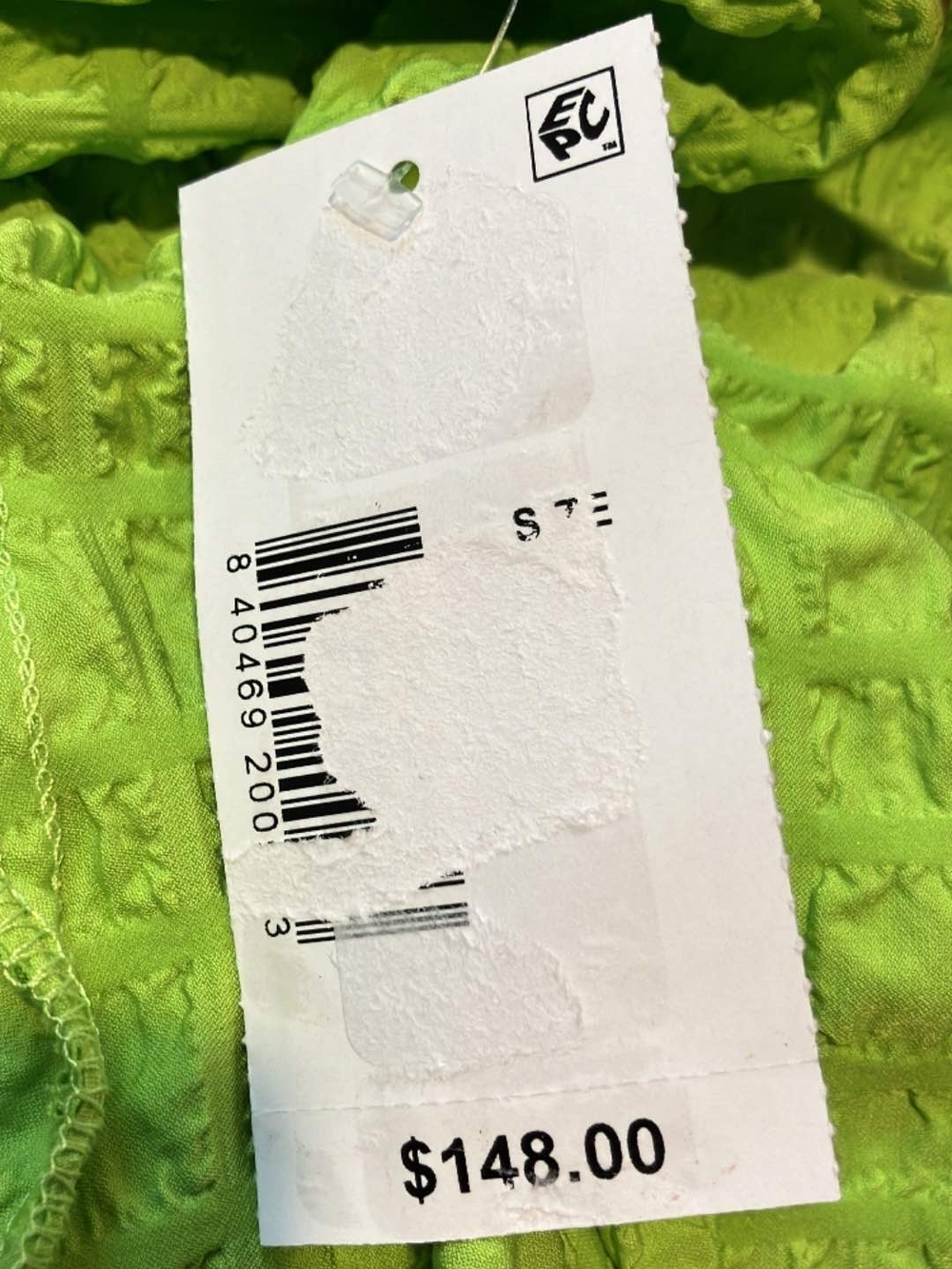 IC COLLECTION Neon Lime Green Textured Open Jacket - Picture 7 of 7